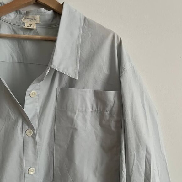 James street co Margot blue Button up Medium - NEW - Picture 3 of 5